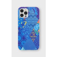 Lelia iPhone 12 Pro Max Uyumlu Baskılı Şeffaf Telefon Kılıfı | Koleksiyon: Colorwave Flux