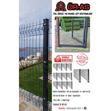 Ör-As Tel Örgü Panel Çit Takım ( 150 cm Yükseklik  35 mt Uzunluk  ) + ( 150 x 100 Kapı -)