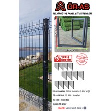 Ör-As Tel Örgü Panel Çit Takım ( 150 cm Yükseklik  30 mt Uzunluk  ) + ( 150 x 100 Kapı -)