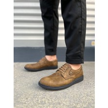 Zapatos JY0610 Clasico Bağcıklı Cilt Erkek Günlük Klasik Ayakkabı Cst - Camel