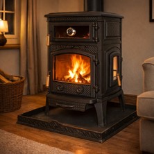 Dorello Döküm Şömine Soba Kuzine Soba Fırınlı Soba Drl 009