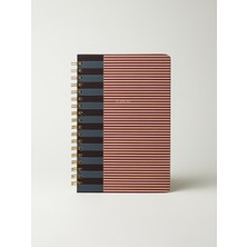 Minihol Linje Spiralli Planlı Defter (16 x 24 Cm)