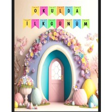 Promisebackdrop2 200X200 cm  Okulda Ilk Günüm / Okul Açılışı / Sınıf Panosu / Okul Etkinlik