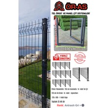 Ör-As Tel Örgü Panel Çit Takım ( 120 cm Yükseklik  35 mt Uzunluk  ) + ( 120 x 100 Kapı -)