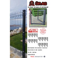 Ör-As Tel Örgü Panel Çit Takım ( 120 cm Yükseklik  40 mt Uzunluk  ) + ( 120 x 100 Kapı -)
