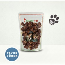 Barftr Tavuk Yürek Atıştırmalık Ödül Maması 500 Gram Kediler Için