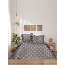 Angel  3 Parça  Antrasit  Çift Kişilik Pike Takımı  240 x 260 cm