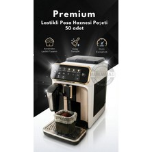 Markamanzi Premium Lastikli Kahve Makinesi Posa Haznesi Poşeti 50 Adet Kolay Kullanım