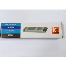K2 300W 25A  Slım LED Trafosu