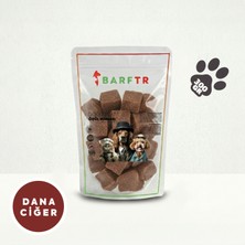 Barftr Dana Ciğer Parçaları Atıştırmalık Ödül Maması 300 Gram Köpekler Için