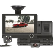 Jameson Jsd-40 Araç Içi Kamerası 4" Dvr LCD Ekranlı Gece Görüşlü 3 Kameralı G-Sensör