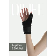 Polimed Dequarvin Tespit Ateli Dequarvin, Baş Parmak Sabitleyici Çelik Destekli Atel, Başparmak Tespit Atelisiyah Sağ&sol Uyumlu