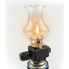 Gaman Retro Gaz Lambası Görünümlü Gazlı Kamp Aydınlatması Kartuş Gazlara Uyumlu (Gaz Dahil Değildir)