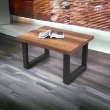 Modern Metal Ayaklı Şık Ofis ve Orta Sehpa, Zarif Tasarım