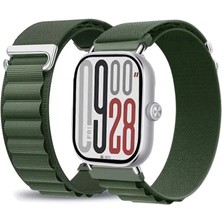 MMP Shop Xiaomi Redmi Watch 4 / 5 / 6 Uyumlu Alpine Loop Kumaş Kancalı Kordon