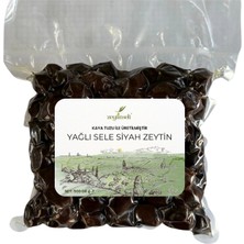 Zeytinseli Gemlik Cinsi Kaya Tuzlu Mısırözü Yağlı Siyah Zeytin