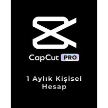 Capcut Pro 1 Aylık Kişisel Hesap - Tüm Cihazlar