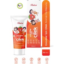 Balen Doğal Destek Ürünleri Doğal Çocuklar İçin Çilek Özlü Diş Macunu * 75 ML