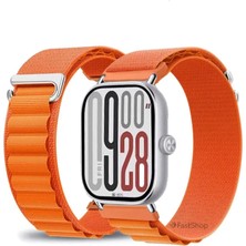 MMP Shop Xiaomi Redmi Watch 4 / 5 / 6 Uyumlu Alpine Loop Kumaş Kancalı Kordon