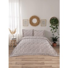 Calantha Lotus  3 Parça Kahve  Pike Takımı  240 x 260 cm