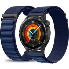 MMP Shop Huawei Watch Gt4 / Gt5 / Gt5 Pro / Gt6 / Gt6 Pro 46MM Uyumlu Alpine Loop Kumaş Kancalı Kordon