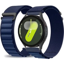 MMP Shop Samsung Galaxy Watch 6 / 4 / 5 / 7 / Fe 40 / 42 / 44 / 46MM Uyumlu Alpine Loop Kumaş Kancalı Kordon