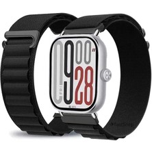 MMP Shop Xiaomi Redmi Watch 4 / 5 / 6 Uyumlu Alpine Loop Kumaş Kancalı Kordon