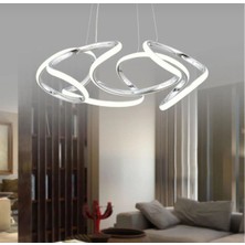 Krom LED Sarkıt Avize