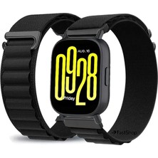 MMP Shop Xiaomi Redmi Watch 5 Active / Lite Uyumlu Alpine Loop Kumaş Kancalı Kordon