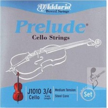Première Cello Tel Seti, Prelude, 3/4 Ölçek, Orta Gerilim