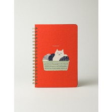 Minihol Luna Spiralli Planlı Defter (16 x 24 Cm)