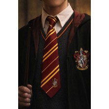 Herşey Nota Erkek Kırmızı Harry Potter Gryffindor Desenli Kravat