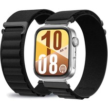 MMP Shop Huawei Watch Fit 3 / Fit 4 / Fit 4 Pro Uyumlu Alpine Loop Kumaş Kancalı Kordon