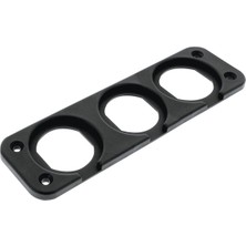 MELLİFERA Karavan Tekne Yat 3 Yuvarlak Delikli Çakmaklık USB Voltmetre Montajı Için Plastik Panel