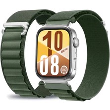 MMP Shop Huawei Watch Fit 3 / Fit 4 / Fit 4 Pro Uyumlu Alpine Loop Kumaş Kancalı Kordon