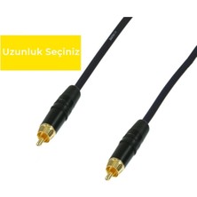 Yüksek Kaliteli Rca Spdif Kablo Siyah 1 Metre
