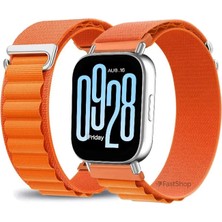 MMP Shop Xiaomi Redmi Watch 5 Active / Lite Uyumlu Alpine Loop Kumaş Kancalı Kordon