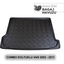 Elorcar Opel Combo Koltuklu Van 2002 - 2011 3D Bagaj Havuzu