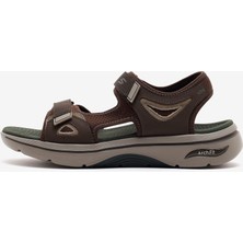 Skechers Go Walk Arch Fit 2.0 Sandal Erkek Kahverengi Sandalet 229309 Brn