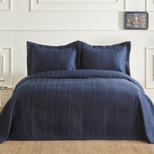 Nautica Home Rope Navy Çift Kişilik Yatak Örtüsü Seti