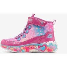 Skechers Eternal Heart Lights Büyük Kız Çocuk Pembe Işıklı Bot 303262L Hpmt