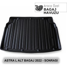 Elorcar Opel Astra L Alt  2022 - Sonrası 3D Bagaj Havuzu
