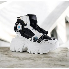 AGM Anthony Wang Watermelon 09 Proto Tip Beyaz Platform Spor Ayakkabı , Platform Topuk Kadın Spor