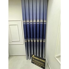 Nivemes Home Nivemeshome Nilüfer V -517 Lacivert 1/3 Pileli Fon Perde Apm