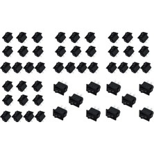 Maroces 50 Adet MR-125B Mini (S) Siyah Işıksız Anahtar On-Off 2p