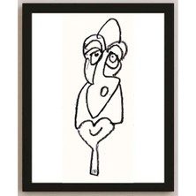 Karikatural Nezih Danyal Tipler Kişiye Özel Sertifikalı Sınırlı Fine Art Karikatür Baskı NTP00049