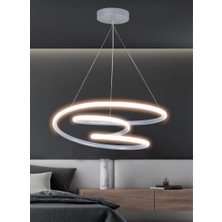 Sarkıt Krom LED Avize