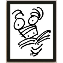 Karikatural Nezih Danyal Tipler Kişiye Özel Sertifikalı Sınırlı Fine Art Karikatür Baskı NTP00028