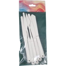 Ark 5'li Sanatçı Resim Spatula Seti Profesyonel Doku ve Karıştırma