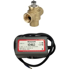 Honeywell VC4013ZZ00 Vana Motoru 220V On/off + VCZMP6000 3 Yollu Vana Gövdesi 1” – Isıtma ve Soğutma Sistemleri Seti